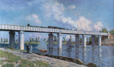 Il ponte ferroviario ad Argenteuil da Claude Monet